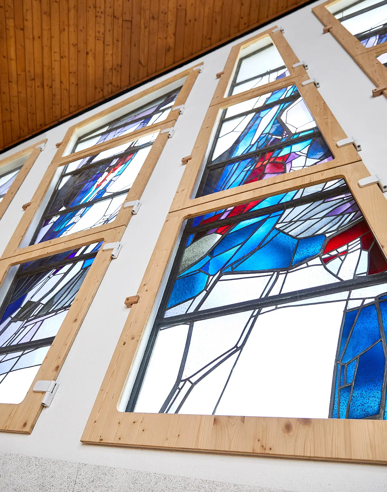 Fenster der Kirche von Innen Fenster der Kirche von Innen