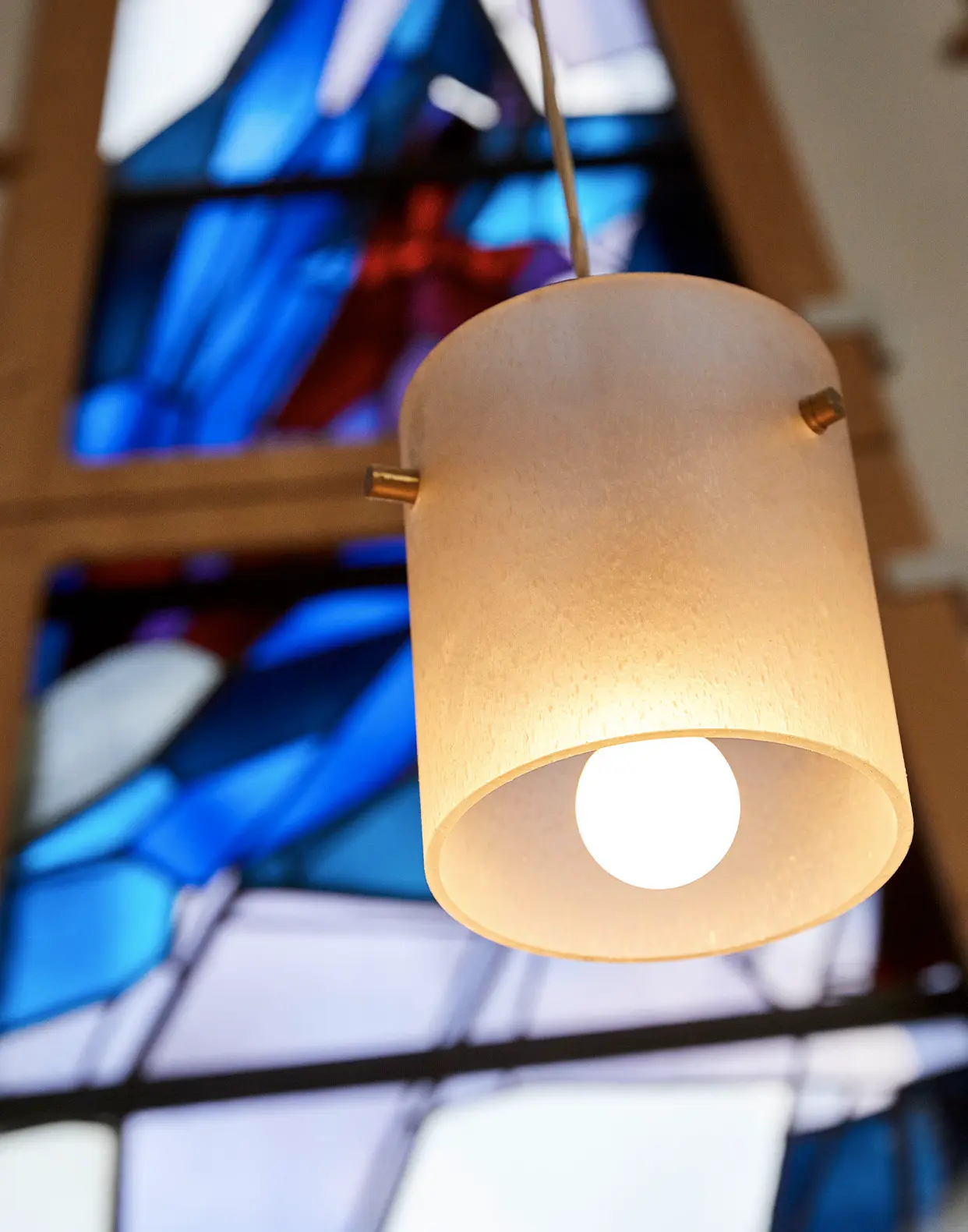 Deckenlampe im Loft
